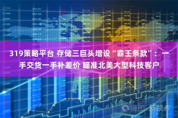 319策略平台 存储三巨头增设“霸王条款”：一手交货一手补差价 瞄准北美大型科技客户